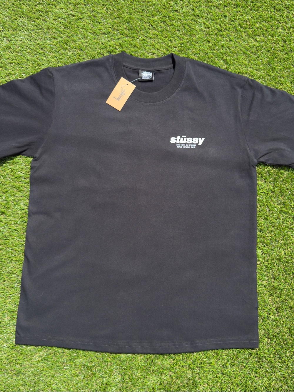Men’s Black Logo Crewneck T-Shirt